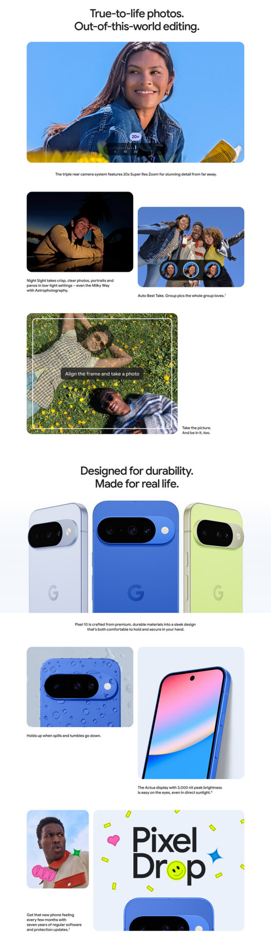 Google Pixel 10 PDP River