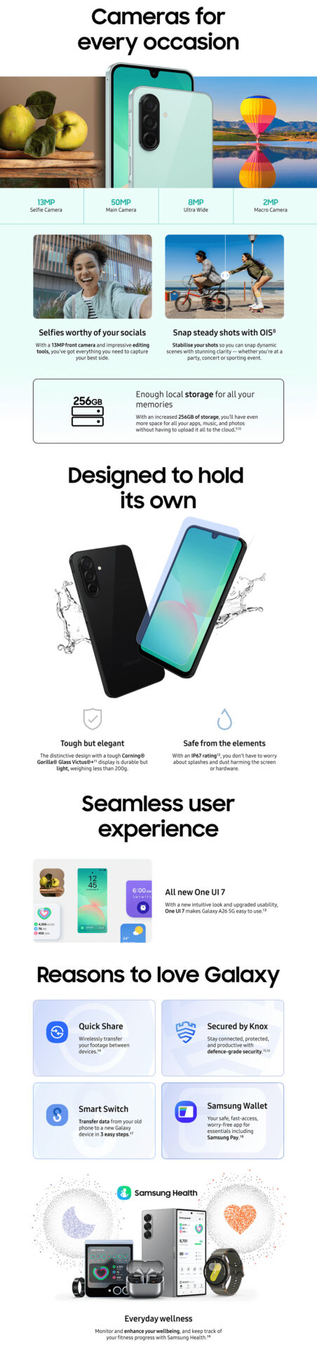 Samsung Galaxy A26 PDP River 2
