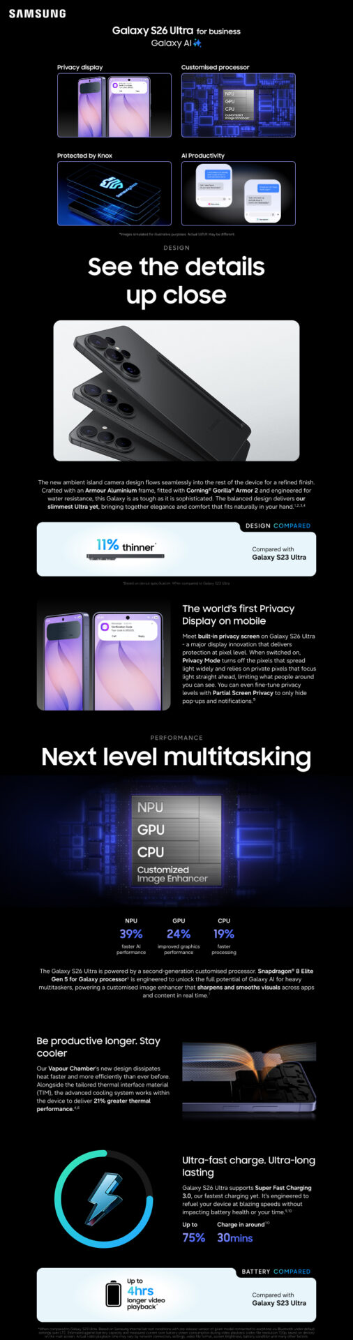 Samsung Galaxy S26 Ultra PDP River 1