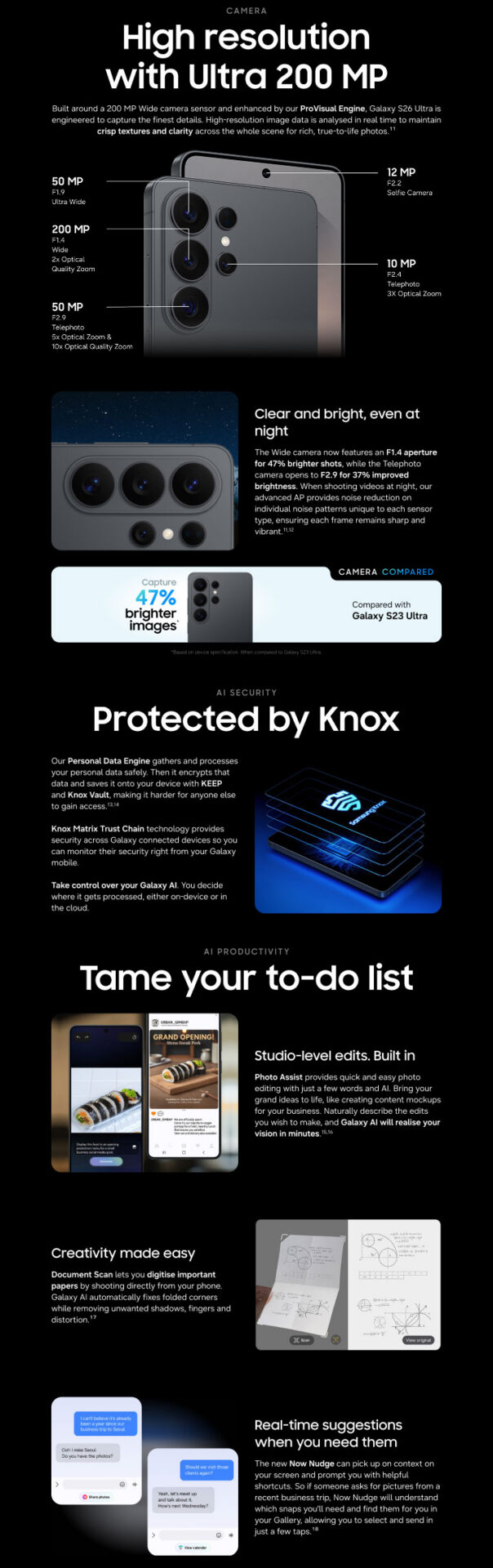 Galaxy S26 Ultra Enterprise PDP River