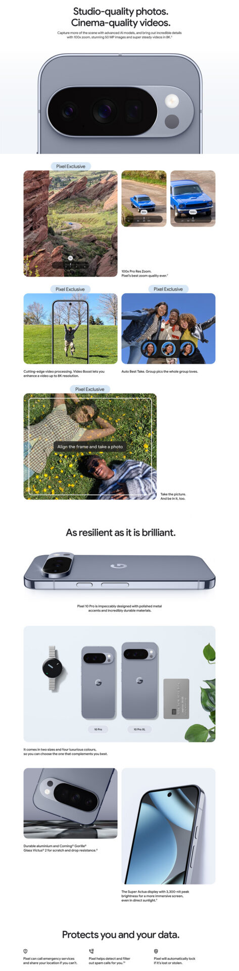 Google Pixel 10 Pro XL PDP River