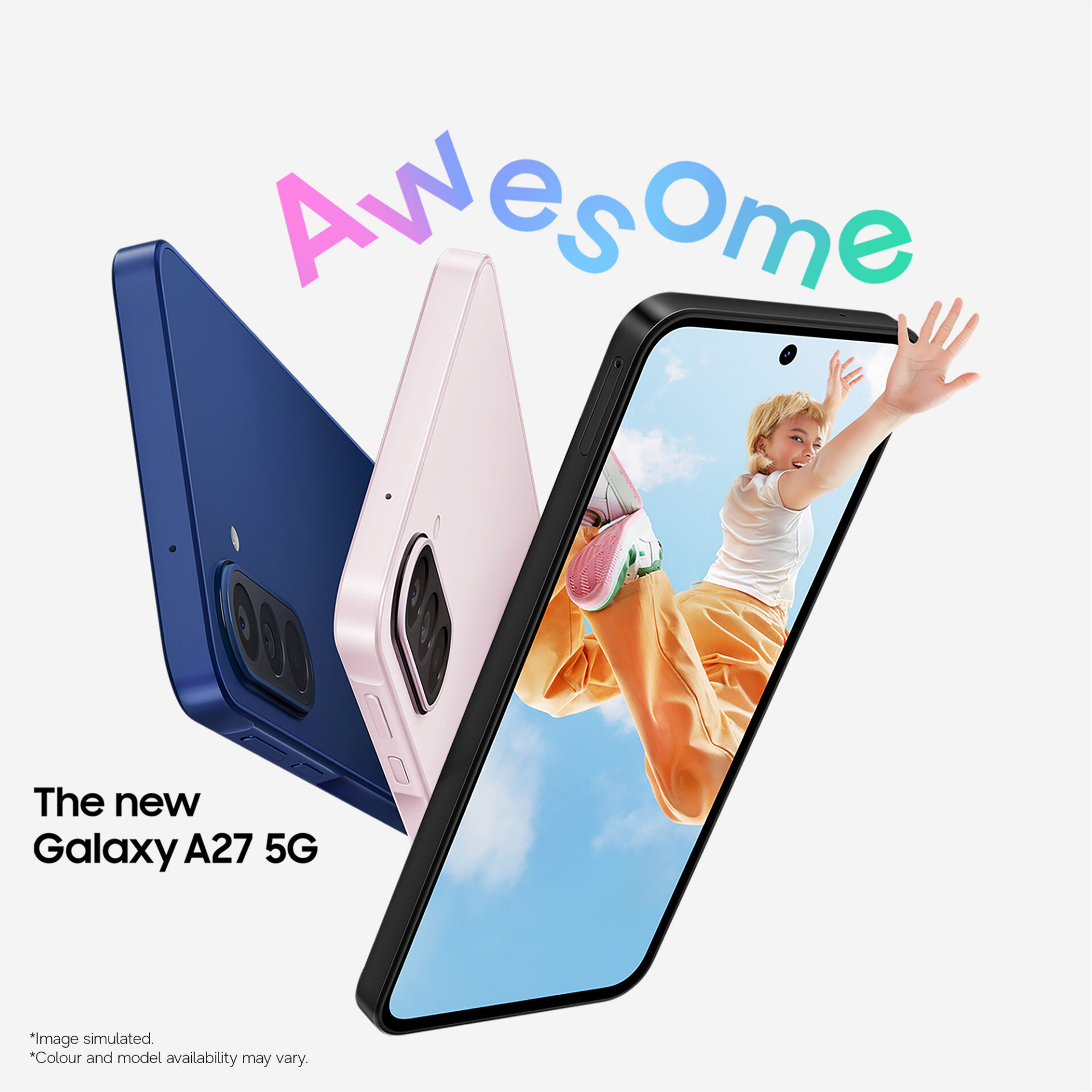 Samsung Galaxy A27 PDP River 1