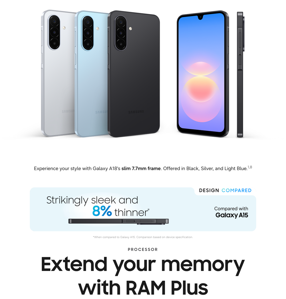 Samsung Galaxy A18